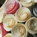 Romantic Paper Flower Ivory Bridal Bouquet