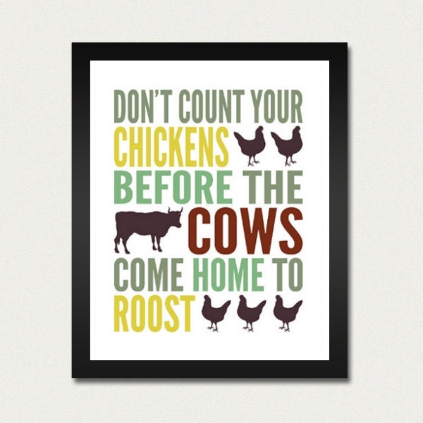 Inspirational Quote / Motivational Print / Cliche Mixed Metaphor  - 8.5x11 Art Print