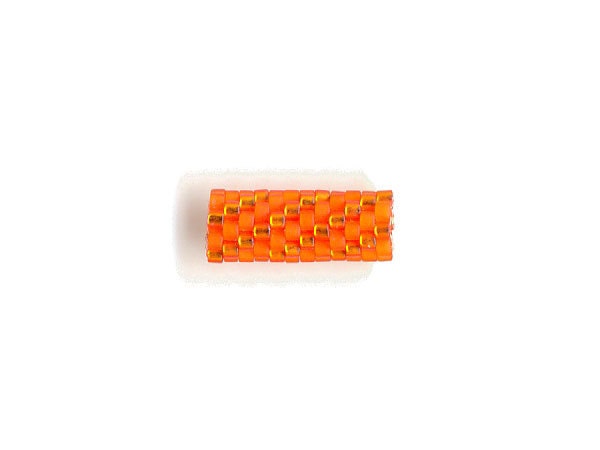 Woven Glass Bead Tube 6mm/o 2mm/i (S) - BeadsWovenToOrder