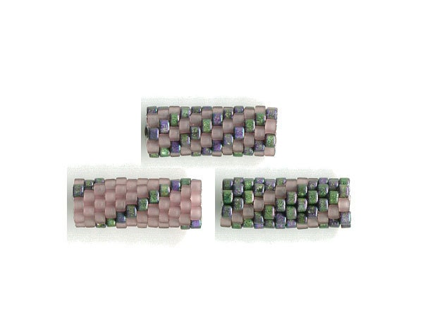 Woven Glass Bead Tube 6mm/o 2mm/i (A)
