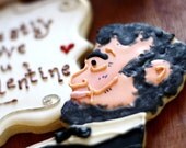 I Honestly Love You Abe Lincoln Sugar Cookies / Edible Card