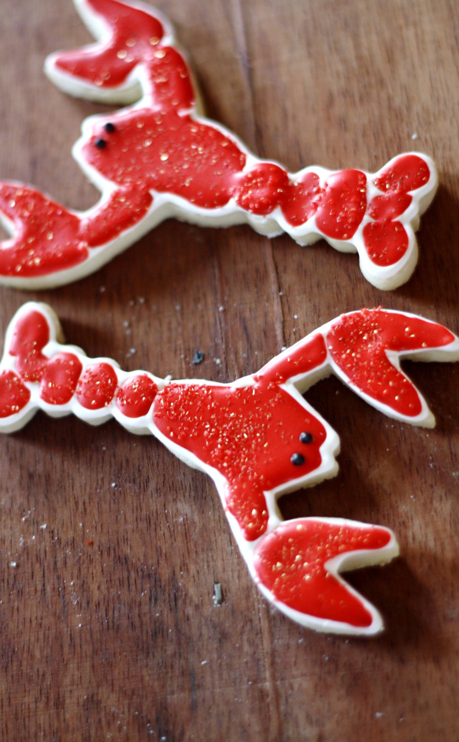Lobster Decorated Sugar Cookies