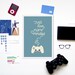 Illustration quote poster print A3 Gaming - choose your colour