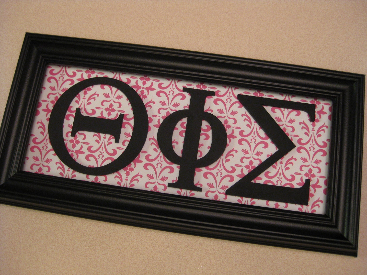 Chi Lambda Sigma Sorority Greek Letters Sign