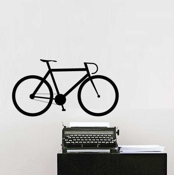 Bike Modern Wall Decal Sticker