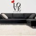 Cute custom Valentine Love and heart Decal - Love is in the air