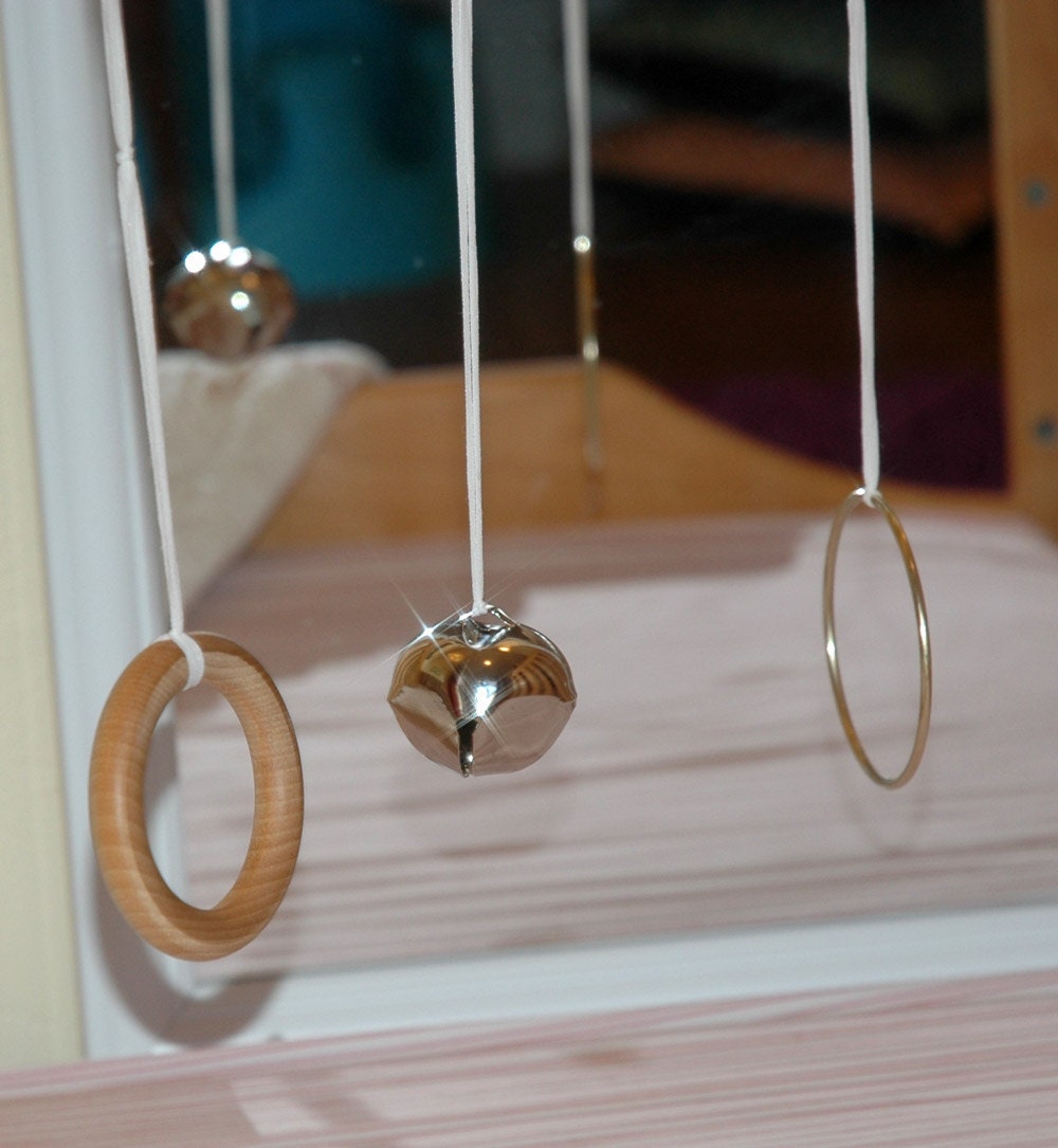 Baby Interactive Montessori Hanging Mobile, Teething Mobile, Grasping and Batting Toy for Infants