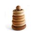Wooden Ring Stacking Toy, Montessori Baby, Toddler Ring Toss Game, Maple Wood with Organic Beeswax Polish