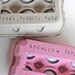 Crackable play eggs for kids play kitchen - personalized carton - birthday gift for girl or boy