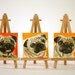Series of 3 miniature custom paintings of YOUR DOG (with Easels)