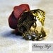 Vintage Inspired Blooming Rose Flower Resin Ring
