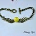 Golden Snitch Bracelet with wings