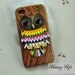 Cute OWL Case Cover for iPhone 4 Case, iPhone 4s Case, iPhone 4G Hard Case, iPhone Case