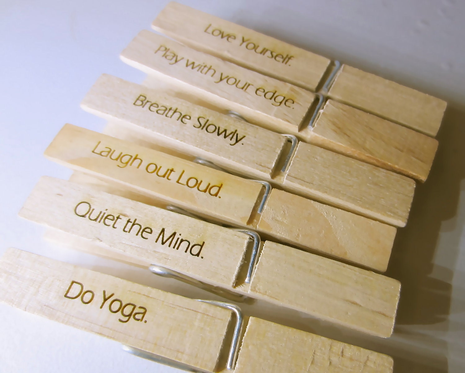 Do Yoga Clothes Pin Studio Decor For Students or Teachers