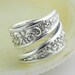 Silver Spoon Ring - Tangier 1969 SPOON RING Silverware Jewelry