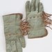 Vintage Kid Leather English Riding Gloves, Womens 1930s Western Fringe