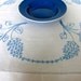 Vintage Embroidered Tablecloth Linen Small
