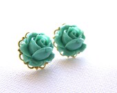 Rose Flower Studs Earrings