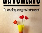 Vinyl Wall Decal  -  Adventure......