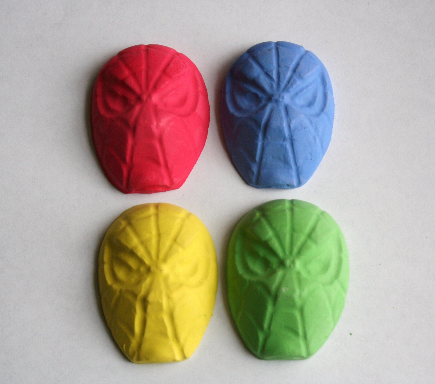 Spider Superhero Sidewalk Chalk - Set of 4