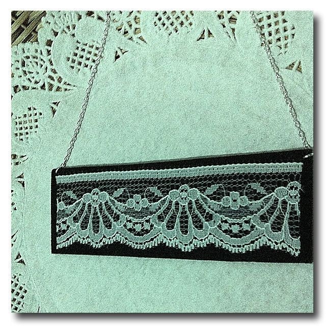 White Lace Necklace