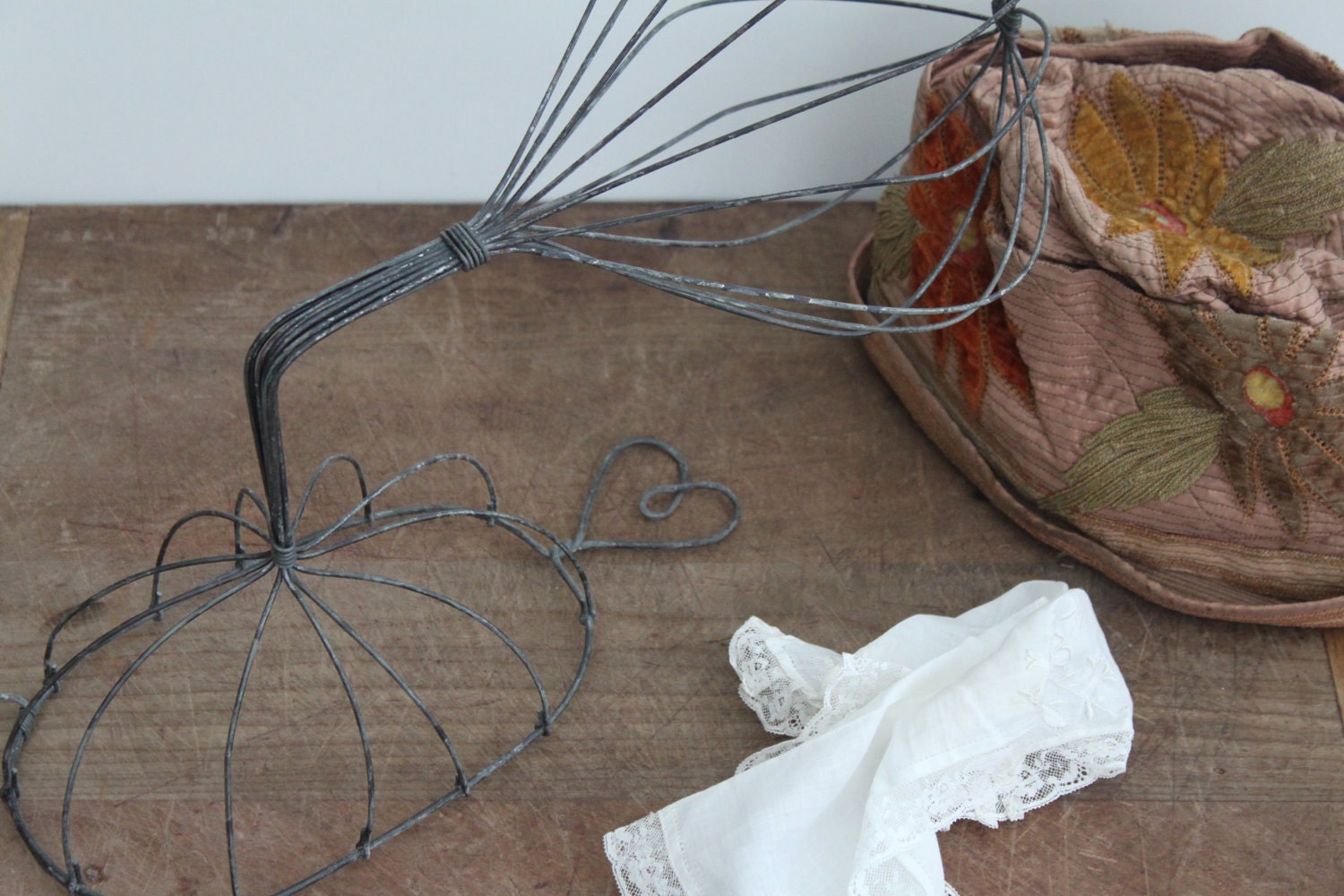 Vintage Wire hat display