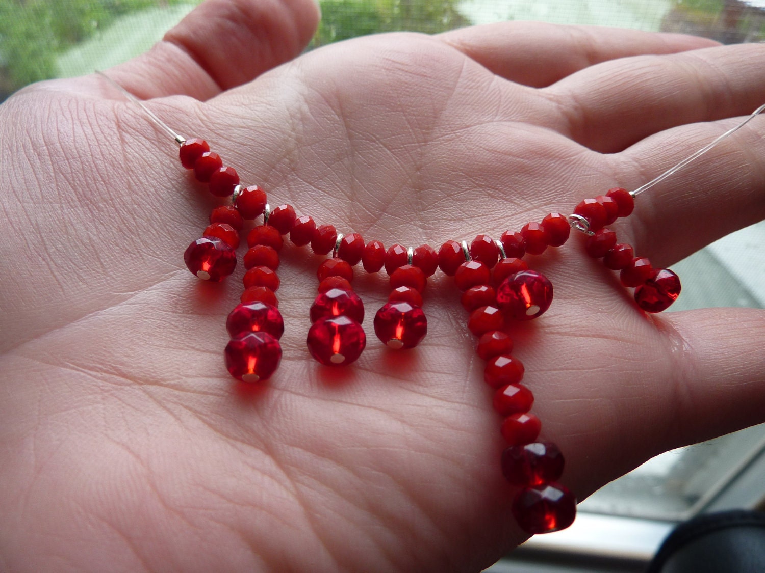 Halloween Bloody Dripping Choker Necklace in Slasher Victim - Weirdly Cute Halloween Glam Jewelry