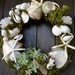 San Clemente Shell & Succulent Wreath