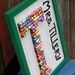 Monogram Crayon Art