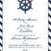 Nautical Invitation for Bridal or Baby Shower