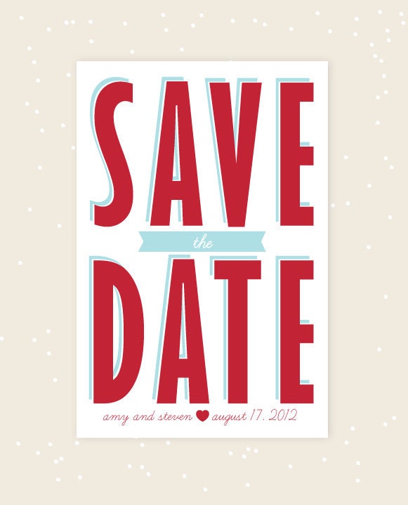 Save the Date-Retro