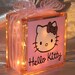 Hello Kitty Glass Block Light