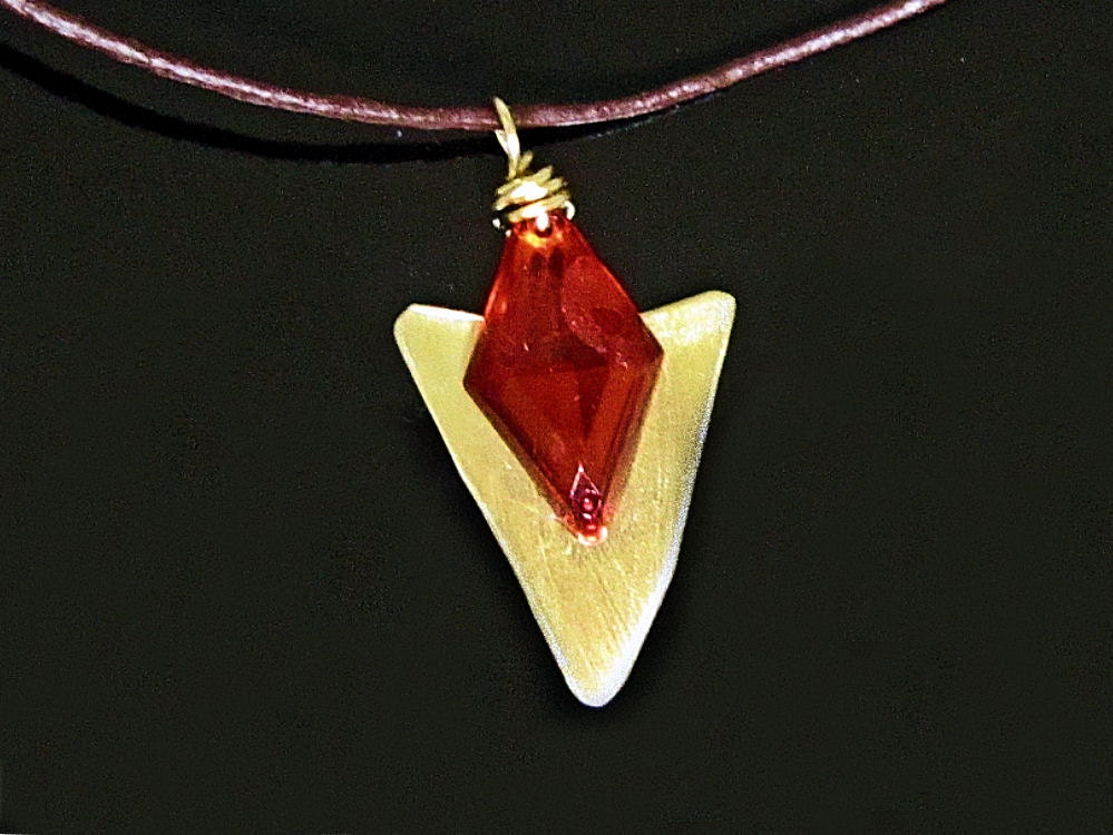 Zelda Necklace Goron's Ruby, Genya Cord