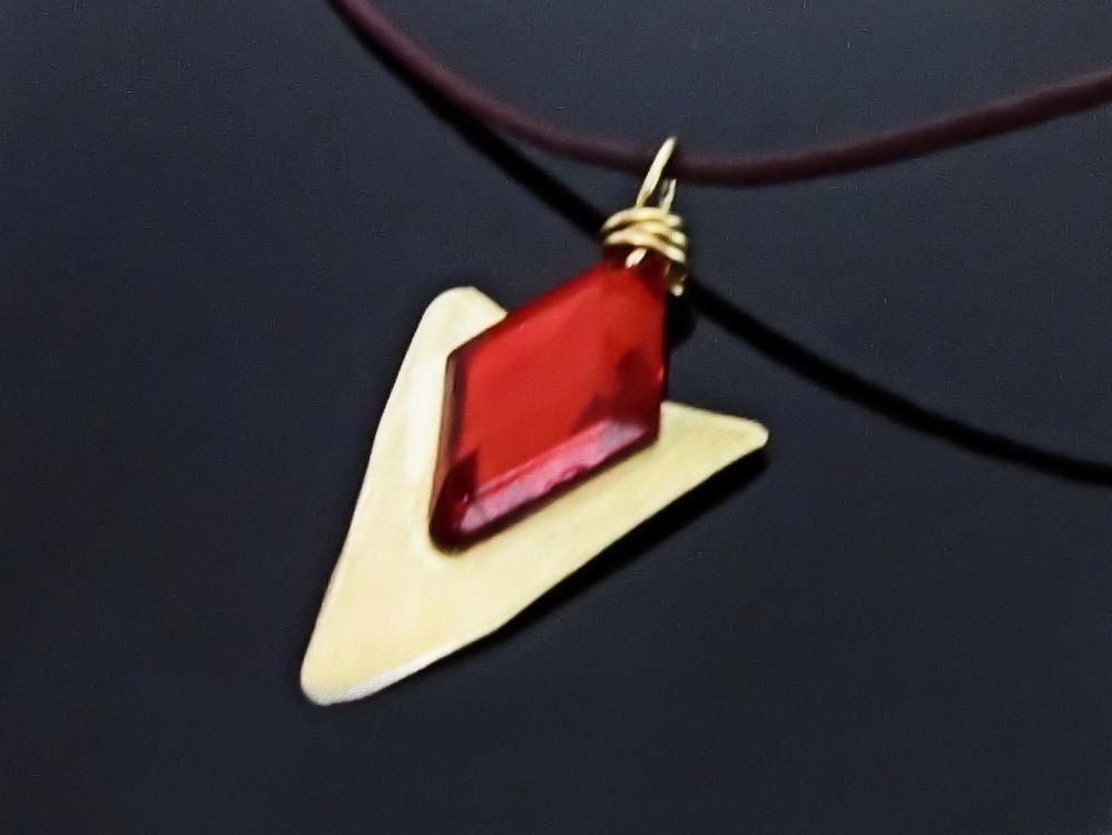 Zelda Necklace Goron's Ruby, Genya Cord
