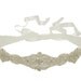 Vintage style beaded bridal sash