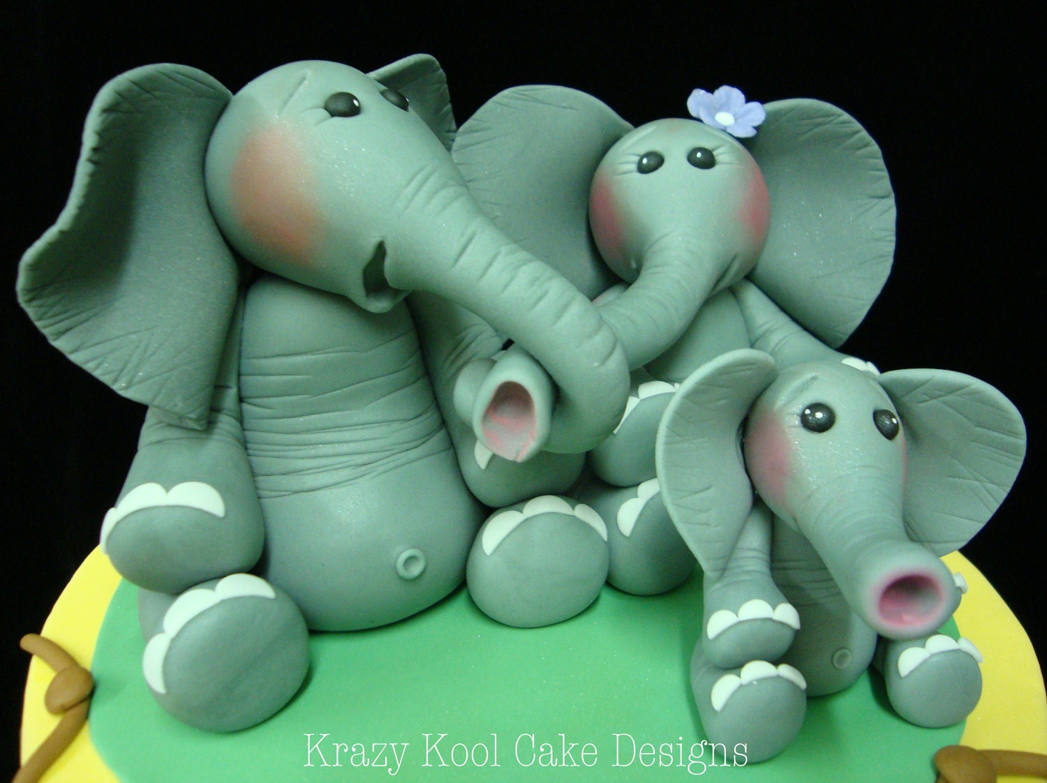 Elephant Cake Toppers