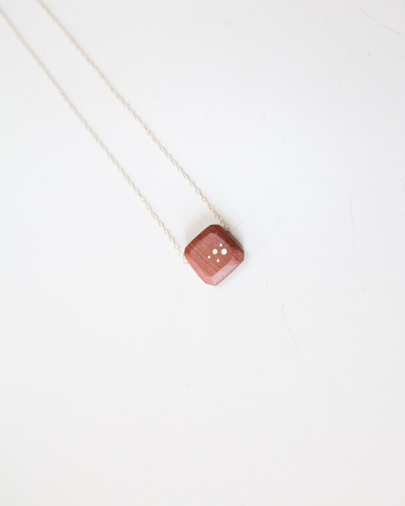 Last Prize Pocket Necklace in Cedar
