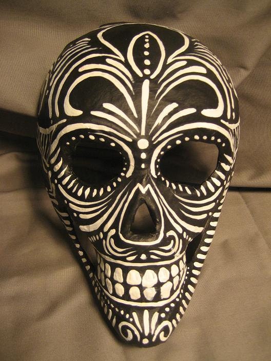 Hand Painted, One Of A Kind, Day of the Dead MASK