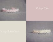 Lacy  Vintage inspired Headband Newborn Photography Prop