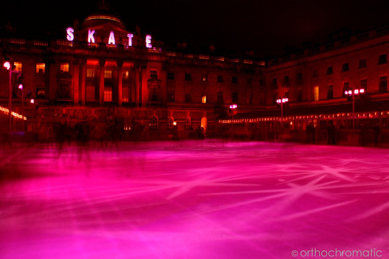 S K A T E  Pink - 10x8" Glossy Mounted Premium Fine Art Design Photo Print - Affordable Artwork Decor