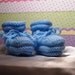 Light Blue Baby Booties