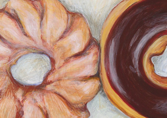 Krispy Kreme dozen. Limited edition giclée print, A2.