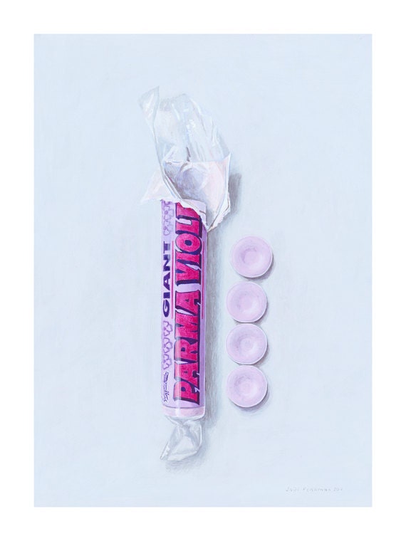 Parma Violets. Limited edition giclée print, 30 x 40cm (11.8" x 15.7")