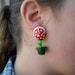 Mario Piranha Plant Earrings