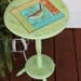 Small Green Bird Table