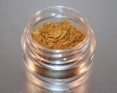 Eye Shadow, Mineral Makeup, Disco Gold - Sparkle, 5 gram jar with Sifter