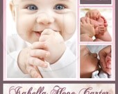 Baby Girl Birth Announcement DIY Il_170x135