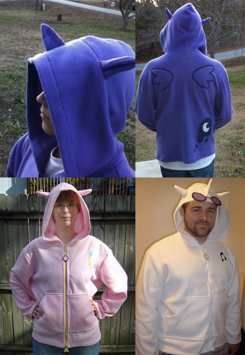 Custom Made My Little Pony Friendship is Magic Cosplay Jacket Hoodie - Sizes s-xl MADE TO ORDER