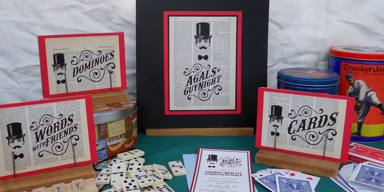 Gentlemen's Party Kit - Game Night & Finger Foods