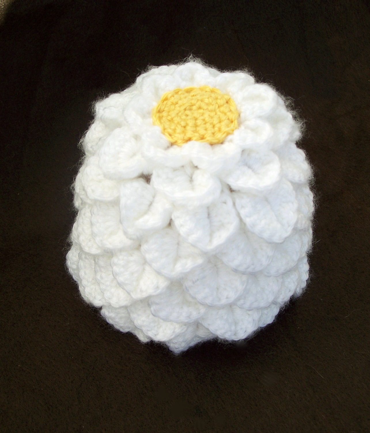White Petals Infant Hat